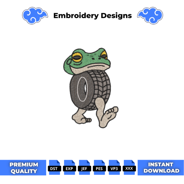 Boneca Ambalabu Brainrot Embroidery Design