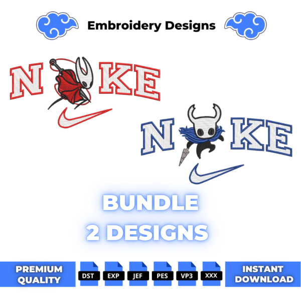 Bundle Hollow Knight Embroidery Designs