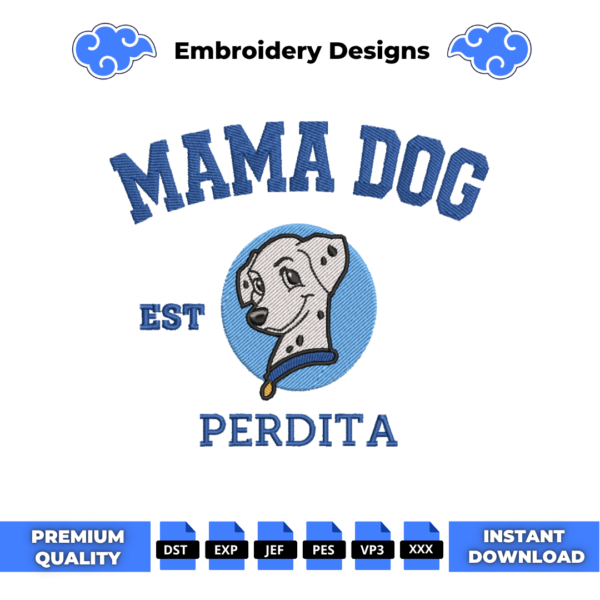 College Perdita Embroidery Design