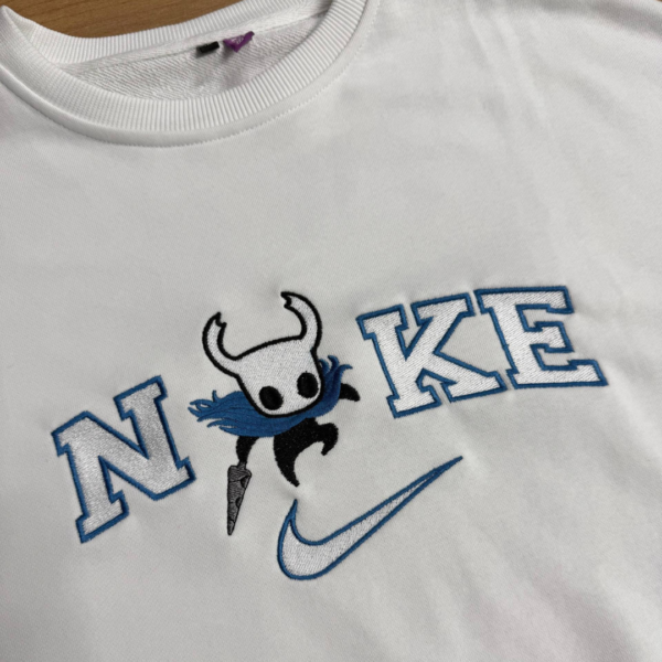 Hollow Knight Embroidery Design stitched by a customer