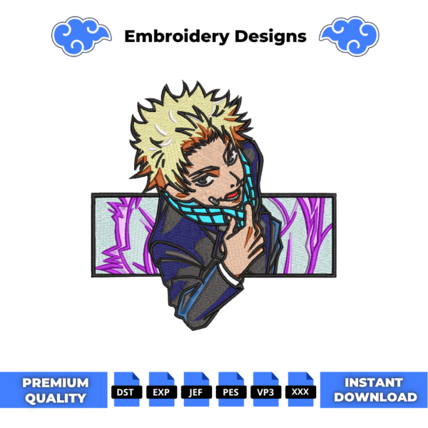 Inumaki Toge Embroidery Design