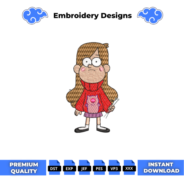 Mabel Pines Embroidery Design