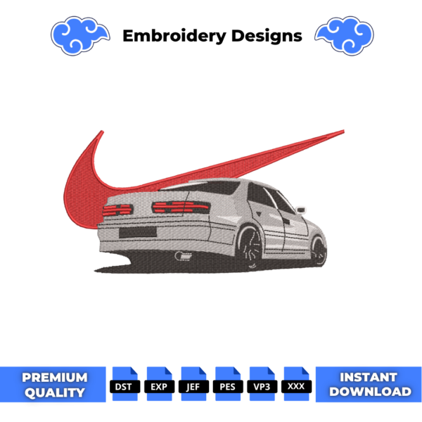 Toyota Cresta GX100 Embroidery Design