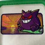 Gengar Sunset Embroidery Design - Image 2