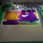 Gengar Sunset Embroidery Design - Image 5