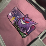 Gengar Sunset Embroidery Design - Image 4