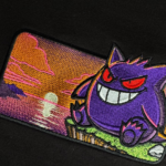Gengar Sunset Embroidery Design - Image 11