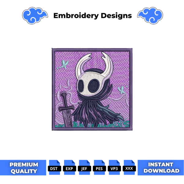 Hollow Knight Boxed Embroidery Design